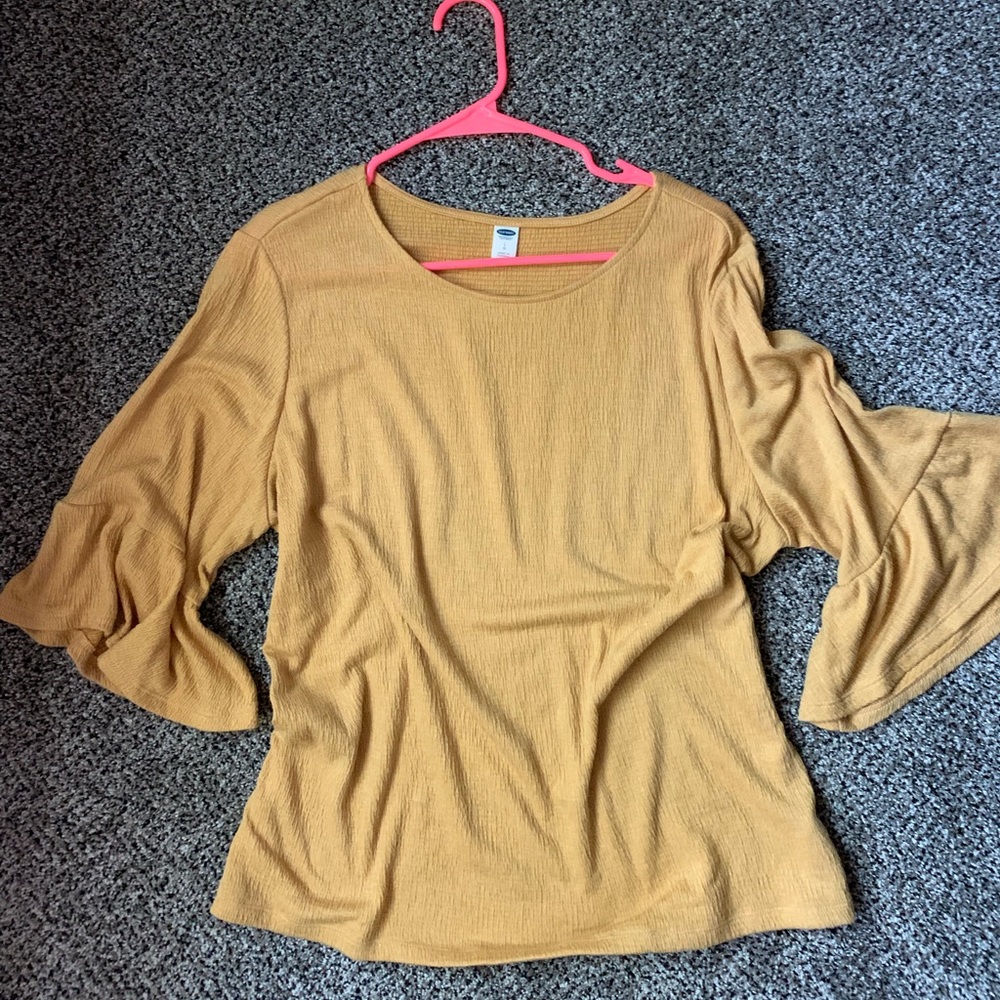 Yellow cotton tee
